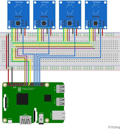 raspberry pi multiple rfid readers